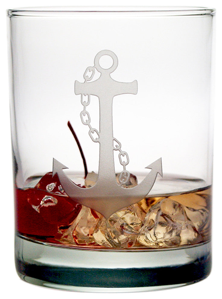 Anchor Rocks Glasses, Set of 4