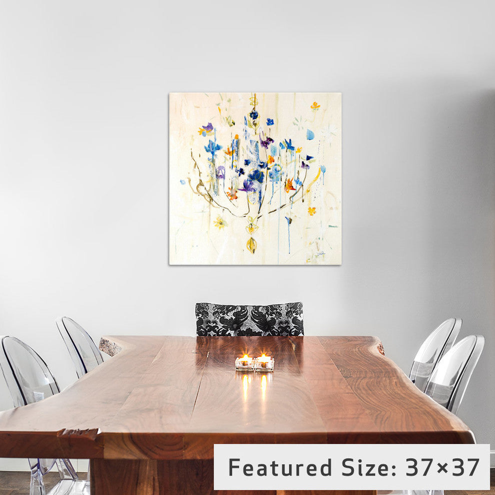 "Natural Chandelier I" by Julian Spencer, 26x26x1.5