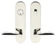 Stratus Lever, Tubular Entry, Single Cylinder, RH, Polished Stainless Steel