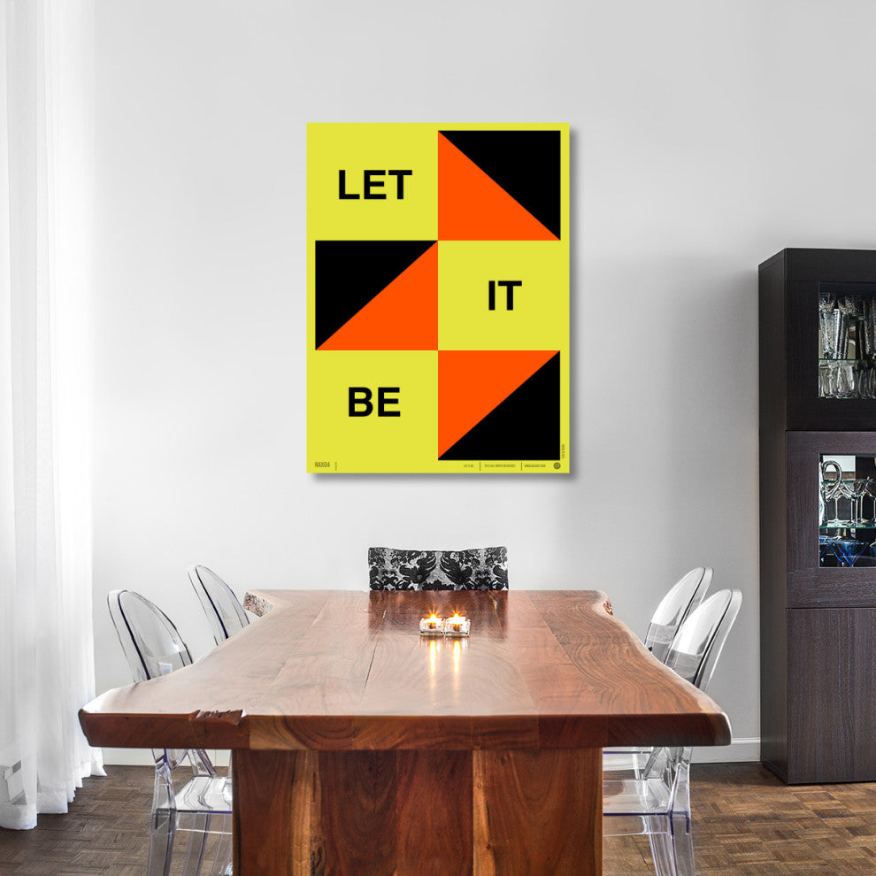 "Let It Be" Poster Fine Art Print