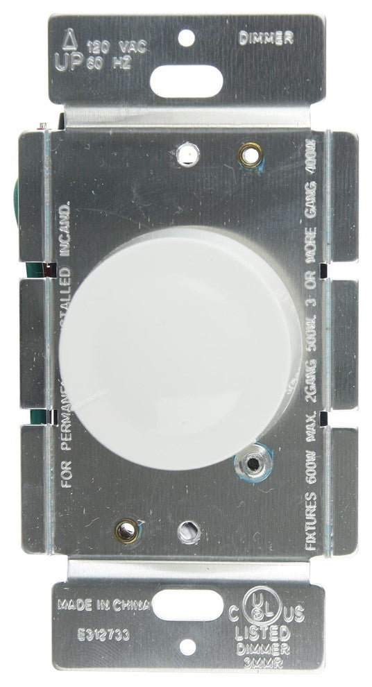 Sunlite E1000/W Rotary Dimmer, White