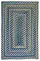 Ridgevale Rug, Whipple Blue, 14"x17" Swatch Sample