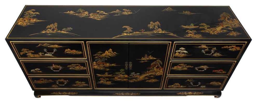 Black Lacquer Dresser
