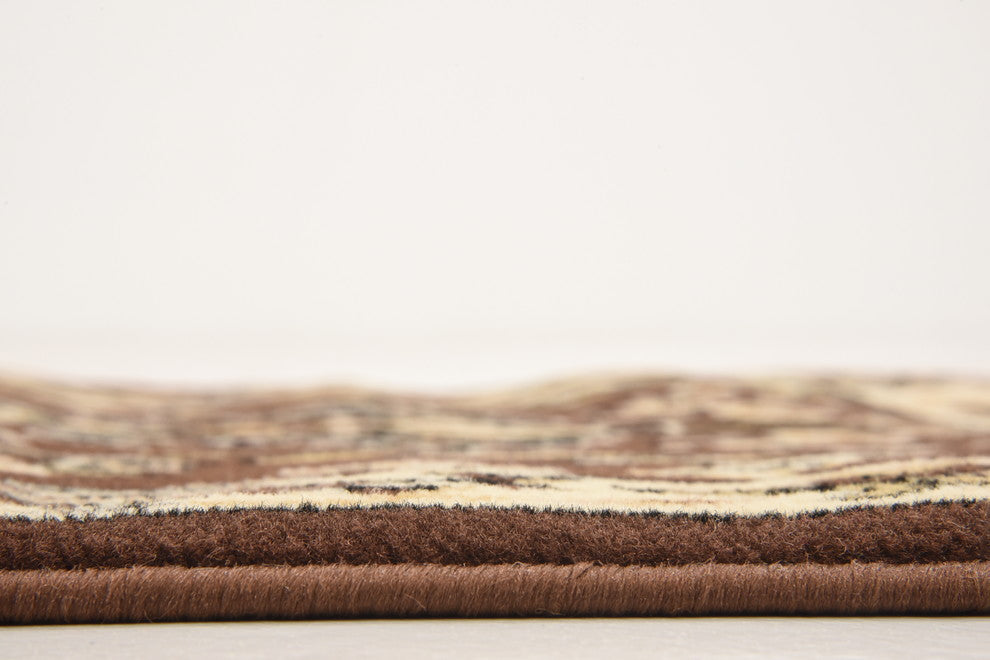 Unique Loom Brown Washington Sialk Hill 2' 2 x 8' 2 Runner Rug