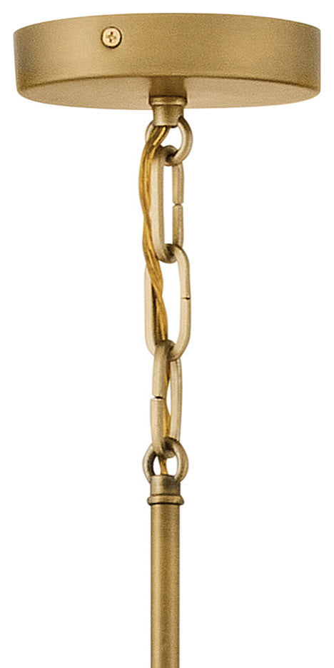 Hinkley Becca Medium Chandelier, Heritage Brass
