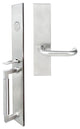 Munich Lever, Mortise Dummy Handleset, Right Hand, Satin Stainless Steel