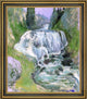 John Twachtman WaterfallFramed Premium Canvas Print, 16"x20"