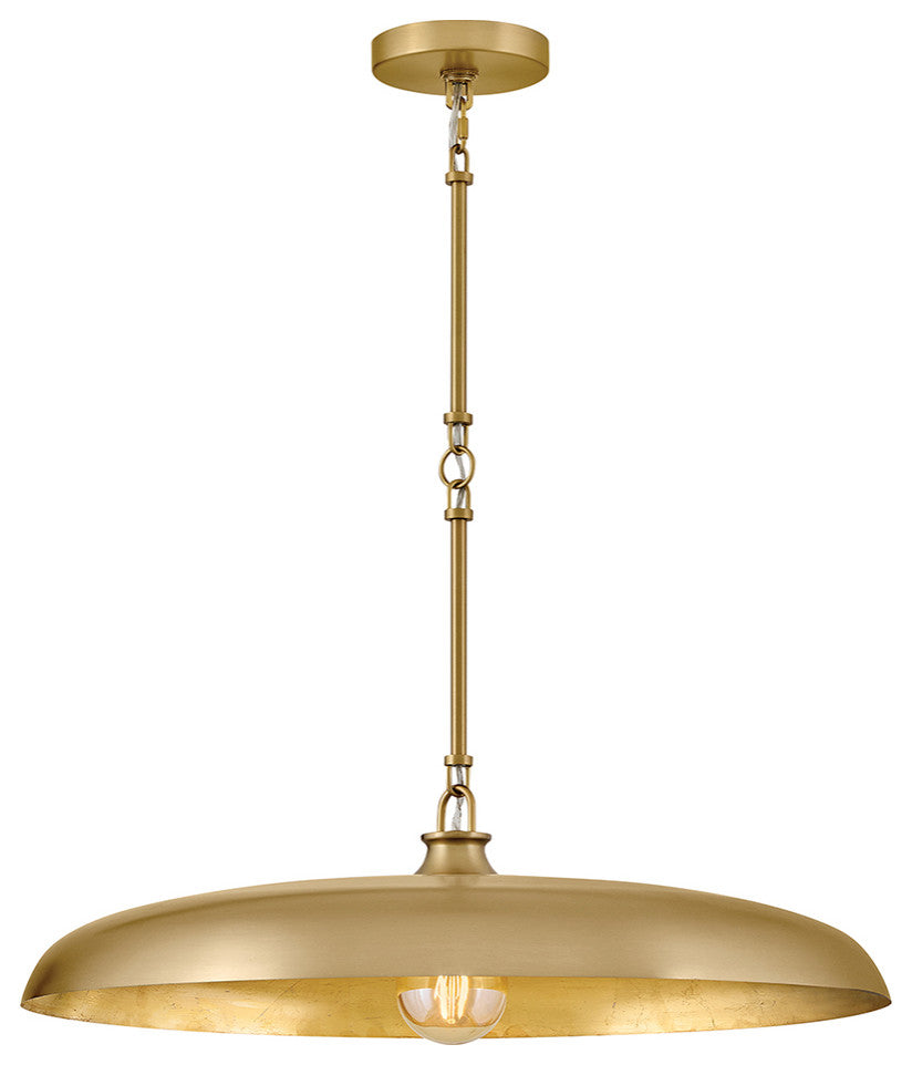 Hinkley Sadie Medium Dome Chandelier, Lacquered Brass