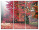 "Calm Autumn Forest After Storm" Photo Metal Wall Art, 3 Panels, 36"x28"
