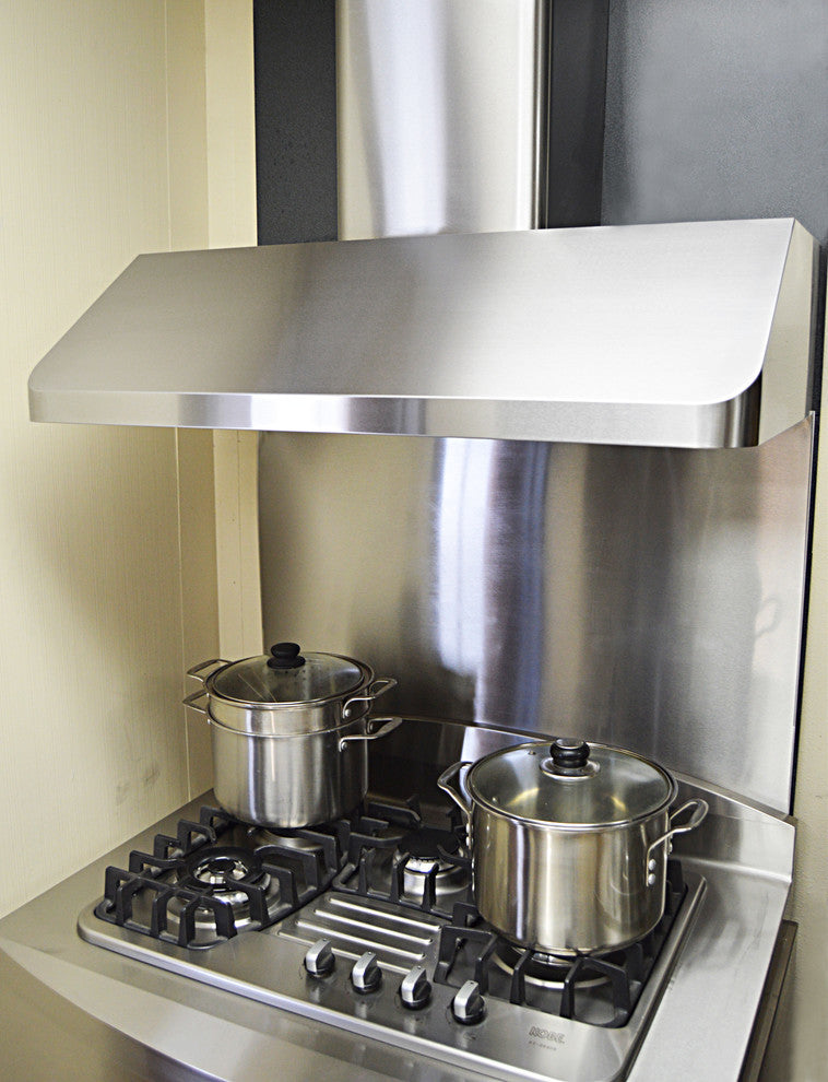 Kobe Brillia Wall Mount Range Hood, Silver, 30"