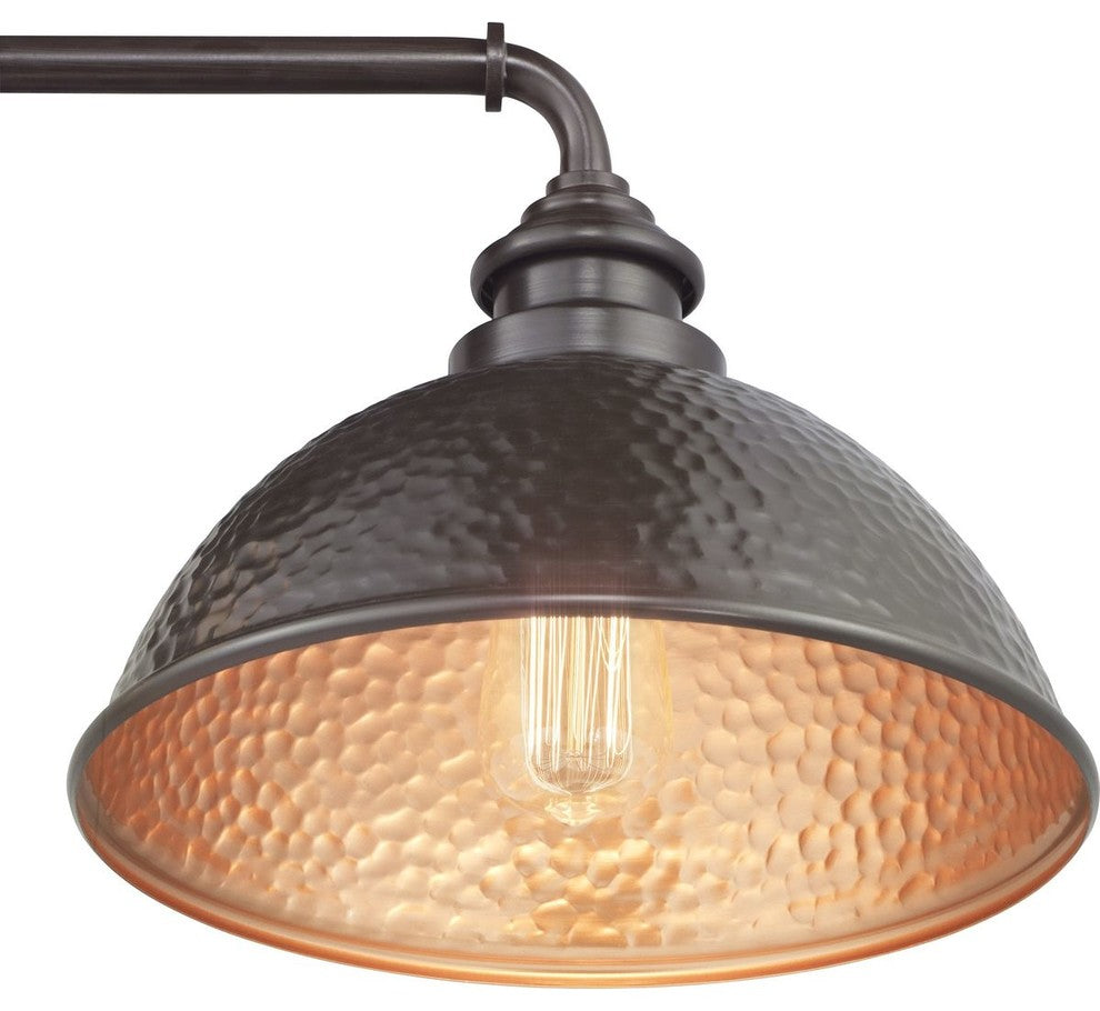 Englewood Collection 1-Light Medium Wall Lantern, Antique Bronze