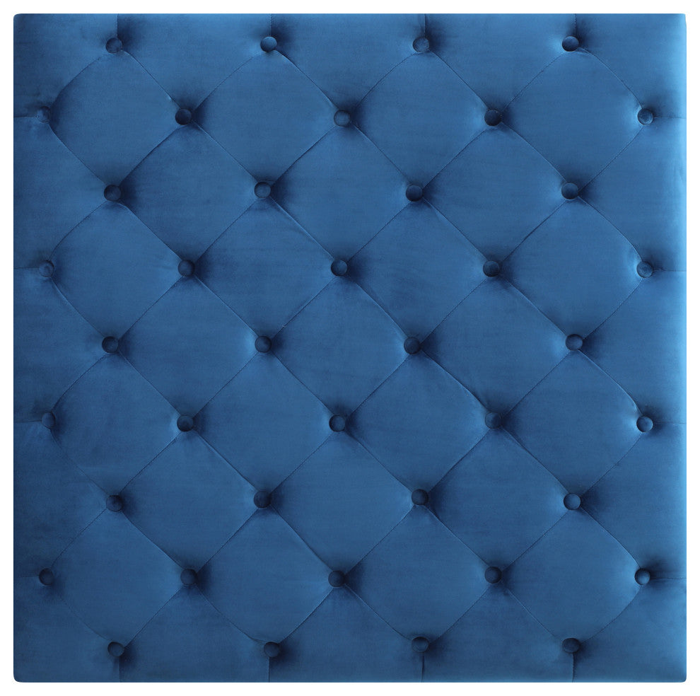 Nola Ottoman, Navy Blue