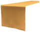 LA Linen Polyester Poplin Table Runner 14"x108", Gold