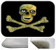 Skully Plush Bath Mat, 20"x15"