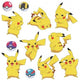 Pokemon Pikachu Peel and Stick Wall Decals, 12-Piece