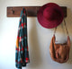 Reclaimed Barn Wood Coat Rack Rustic Hooks