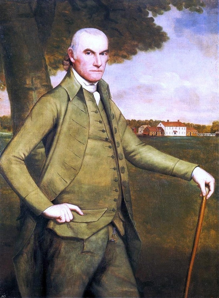 Ralph Earl Colonel William Floyd Premium Canvas Print