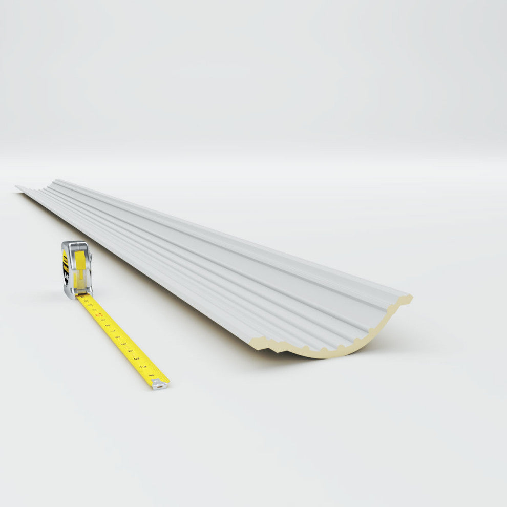 5 3/8"Hx5 3/8"Px7 1/2"Fx96 1/2"L, Foster Cove Crown Moulding