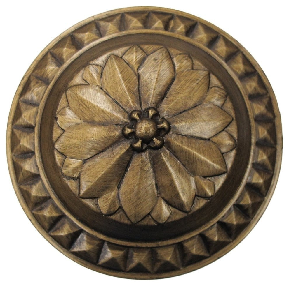 Colette Drapery Medallion Holdback, Renaissance Gold