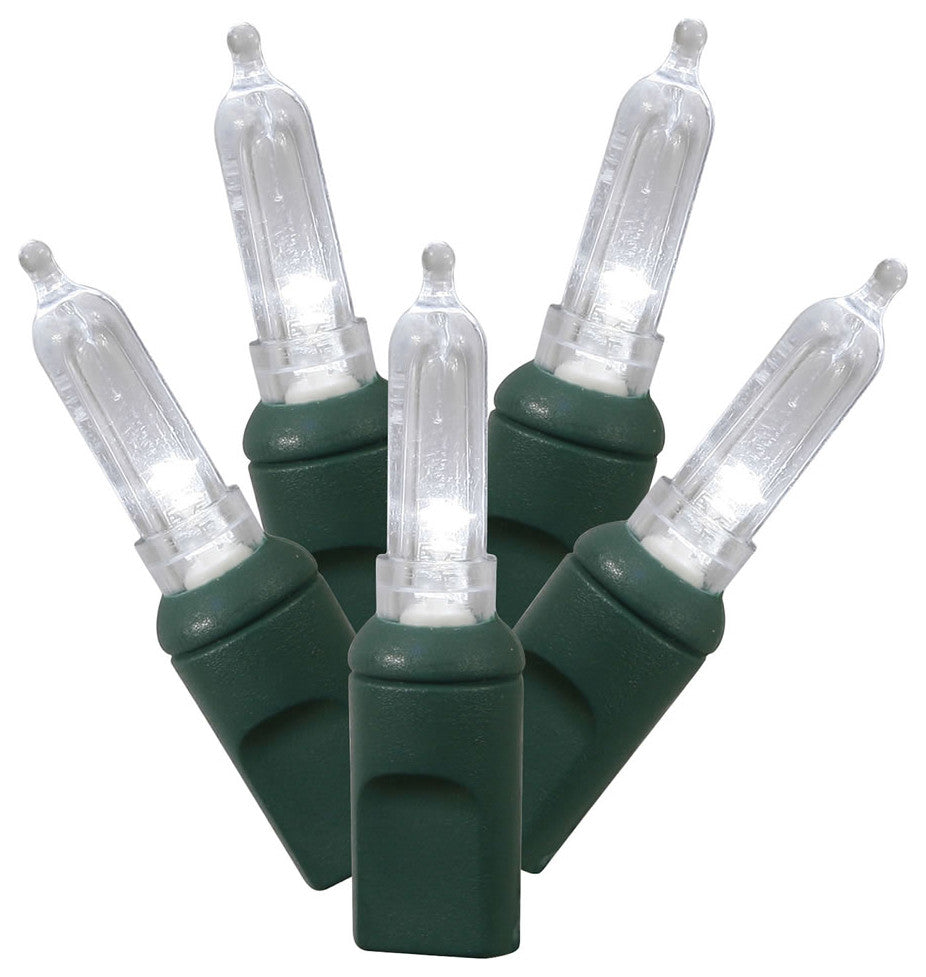 Vickerman X6G7509 50 Pure White Italian Led, 25' Christmas Single Light Strand