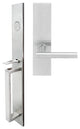 Copenhagen Lever, Mortise Dummy Handleset, Right Hand, Satin Stainless Steel