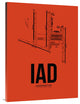 "IAD Washington Airport Orange" Fine Art Print