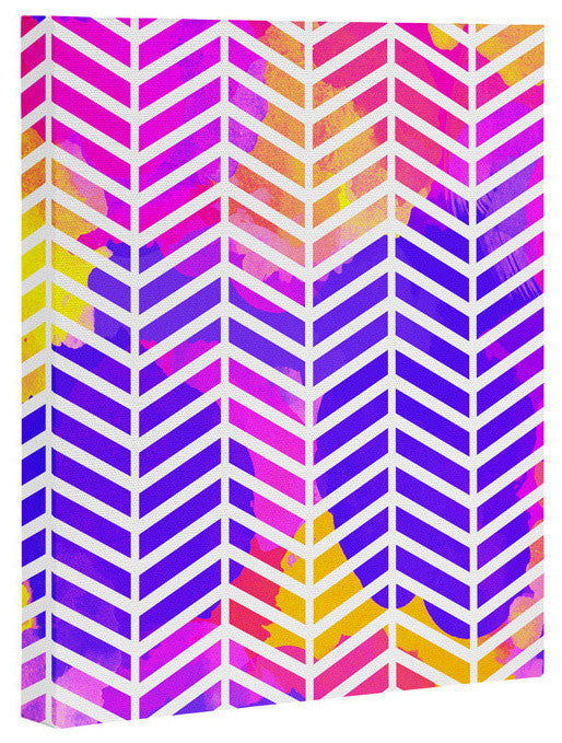 Deny Designs Rebecca Allen Purple Bliss Art Canvas
