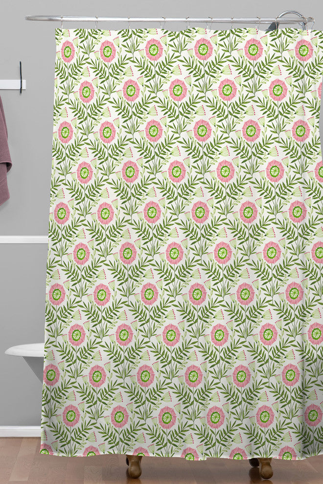 Deny Designs Cori Dantini Fancy Floral Shower Curtain