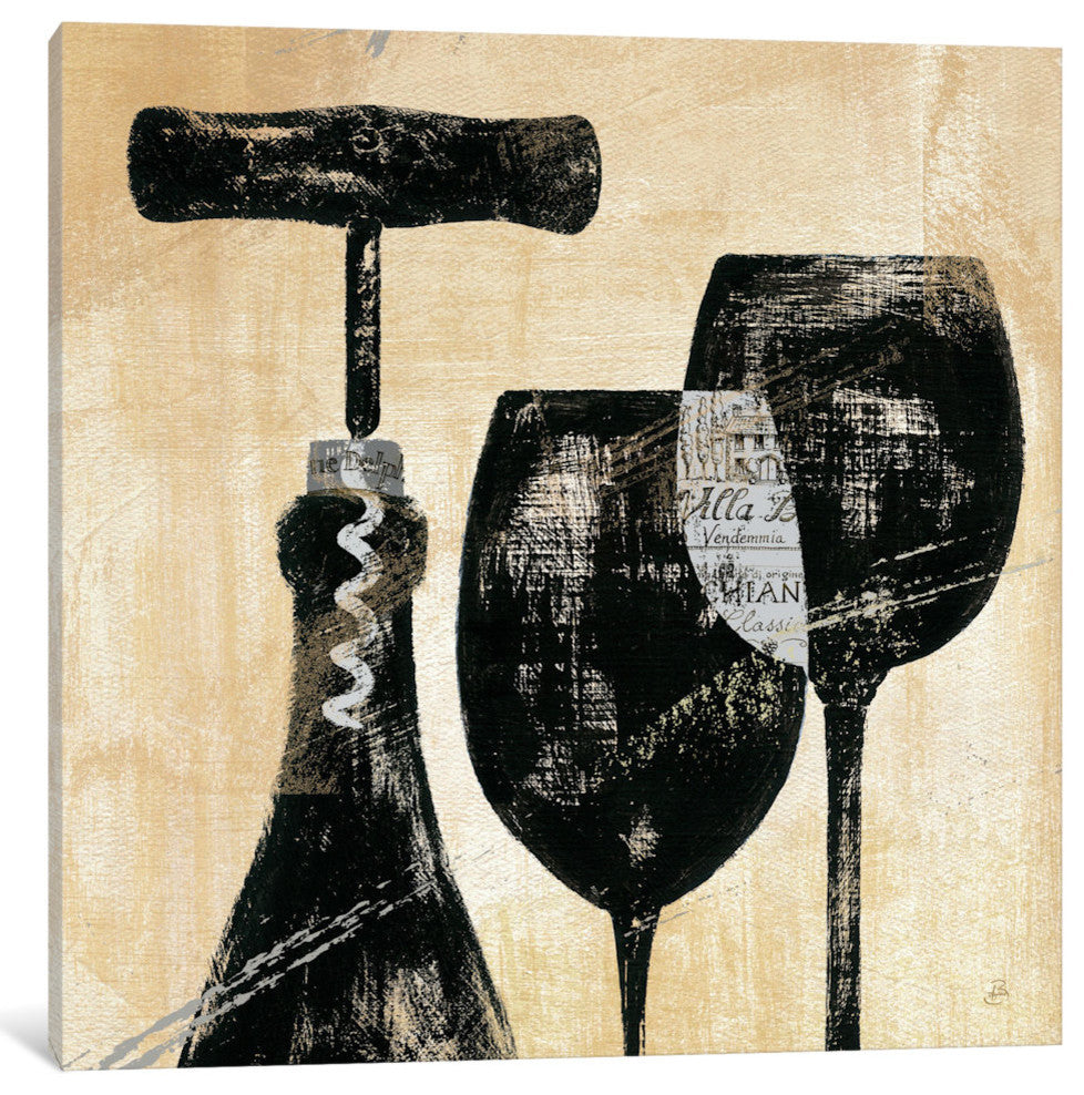 "Wine Selection II Gallery" by Daphne Brissonnet, 26x26x1.5"