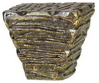 Resin Finial, Raw Gold Finish
