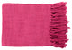 Tilda TID-001 59"x51" Throw Blanket, Bright Pink