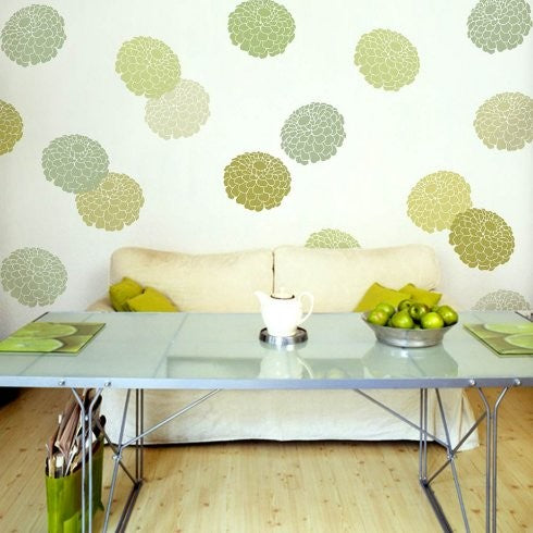 Favorite Flower Wall Art Stencil, Extra Small