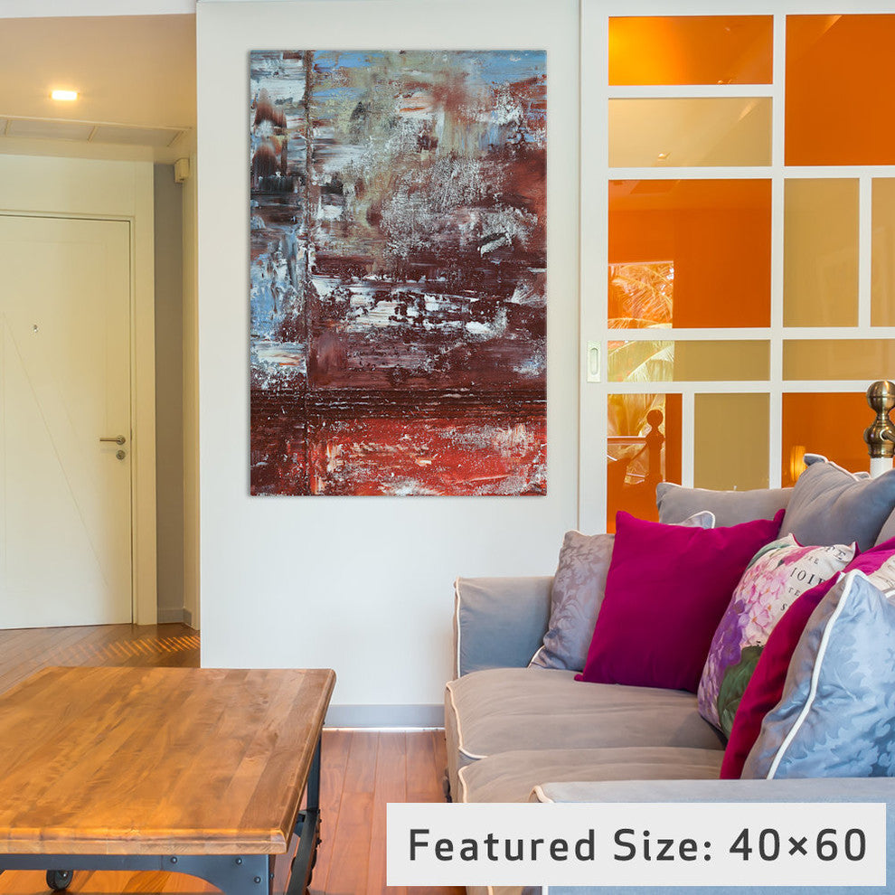 "Sunrise Over Sea One" by Emily Magone, 40x26x1.5