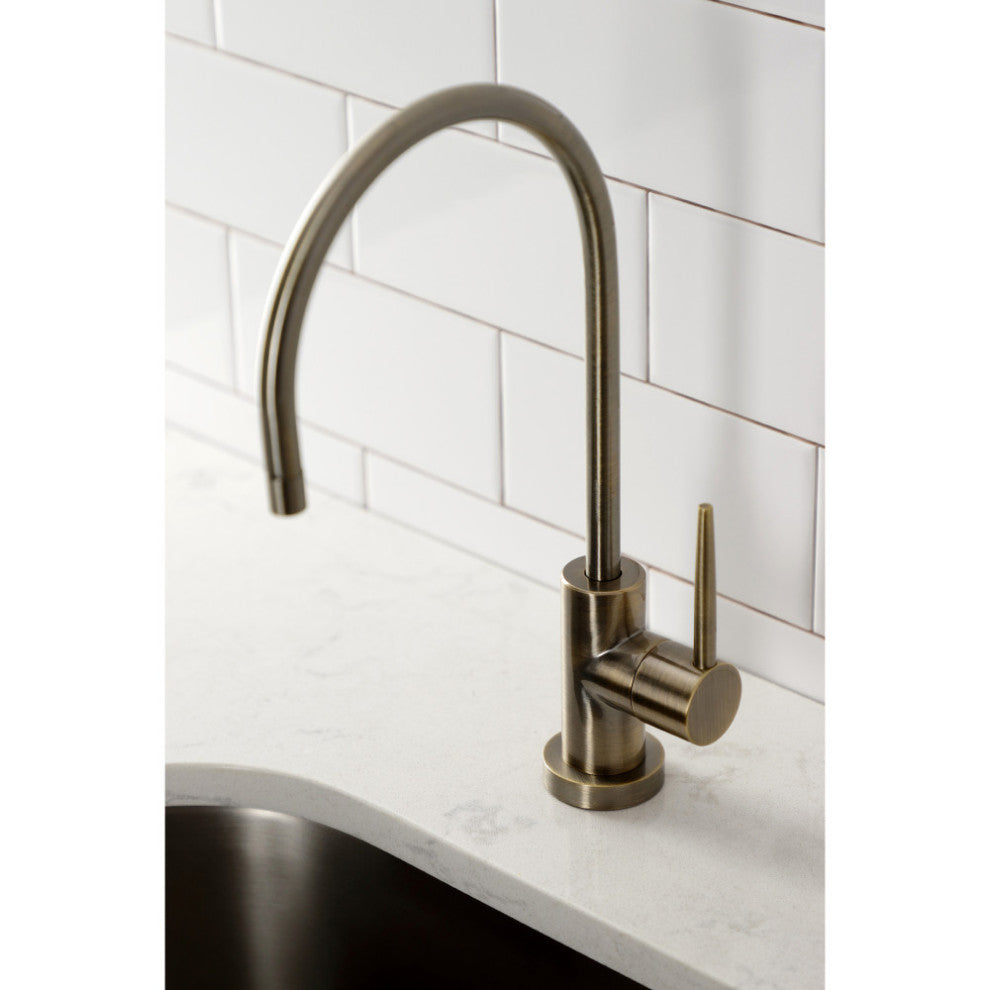 KS8193NYL New York Single-Handle Cold Water Filtration Faucet, Antique Brass