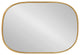 Caskill Capsule Framed Wall Mirror, Gold, 24x36