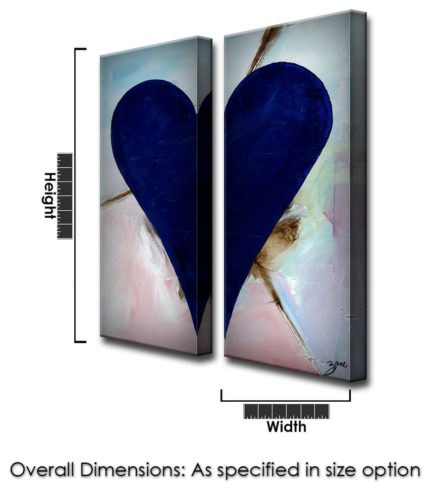 Heartwork "Felipe" 2-Piece Canvas Art Set, 40"x16"
