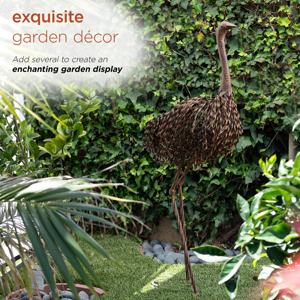 Peaking Ostrich Statue