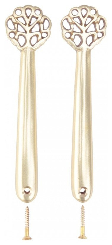 Solid Brass Carpet Arm Stair Holder Clips Pair PVD Finish |