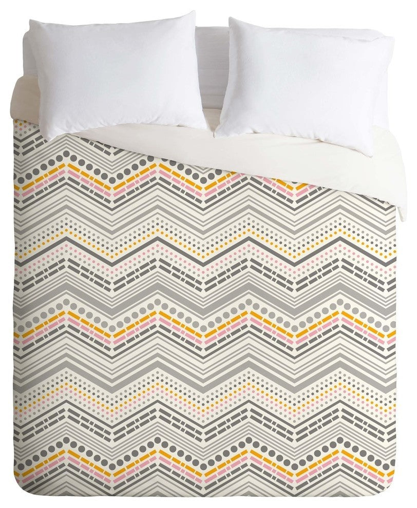 Deny Designs Heather Dutton Dash And Dot Neapolitan Duvet Cover - Lightweight