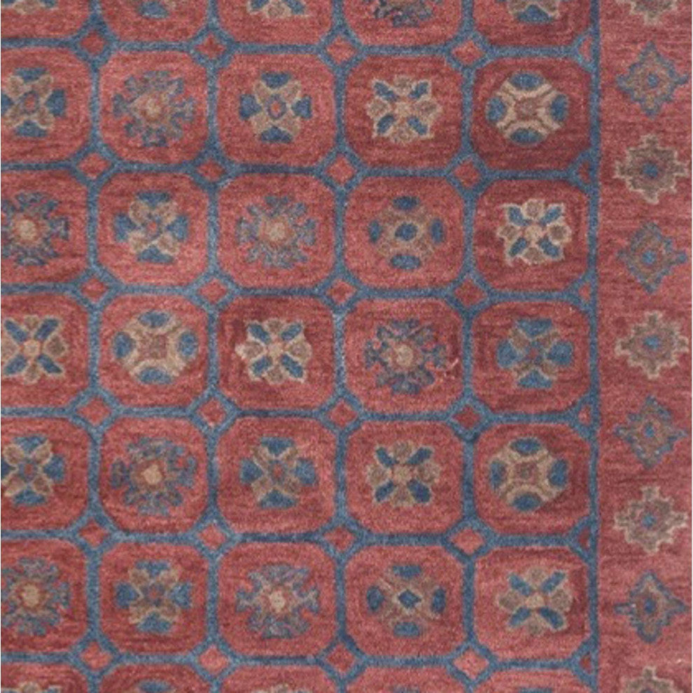 Reverie Echo Area Rug, Deep Red, 3'x5'