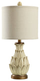 Mini Ardichoke Table Lamp, Distressed Off-White