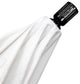 11' Stone Black Collar Tilt Crank Aluminum Umbrella, Sunbrella, Linen Sesame