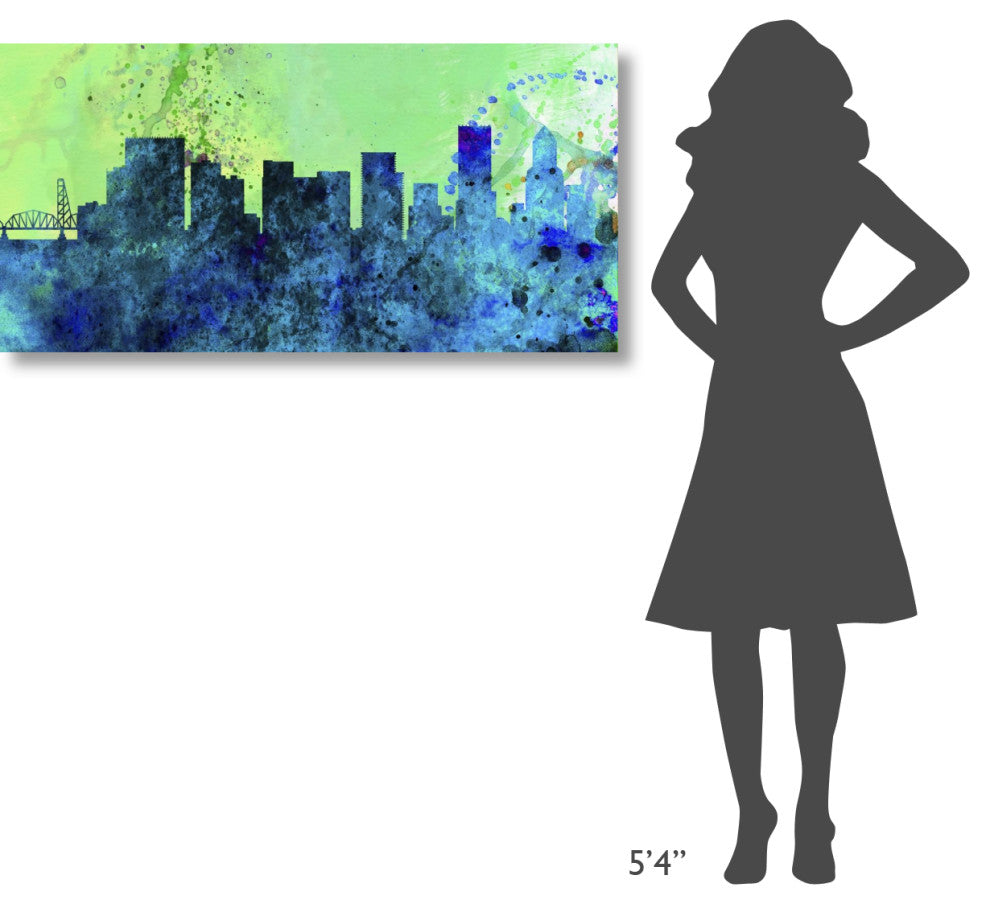 "Portland City Skyline" Fine Art Print