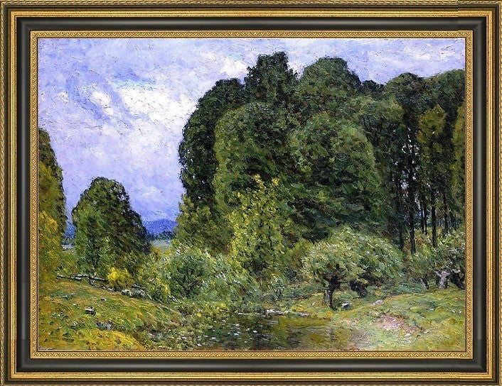 John Joseph Enneking Spring Afternoon Framed Premium Canvas Print, 21"x28"