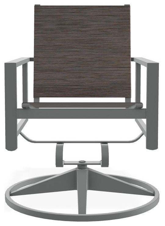 Tribeca Sling Outdoor Swivel Rocker, James/Graphite