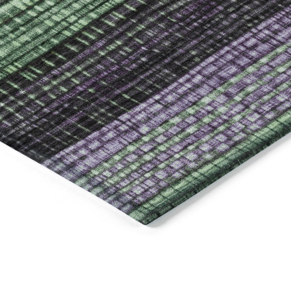 Machine Washable Indoor/Outdoor Chantille ACN1873 Purple 2'6" x 3'10" Rug