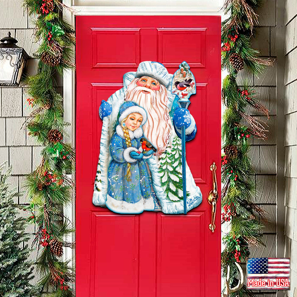 Classic Christmas, Wooden Decorative Door Hanger