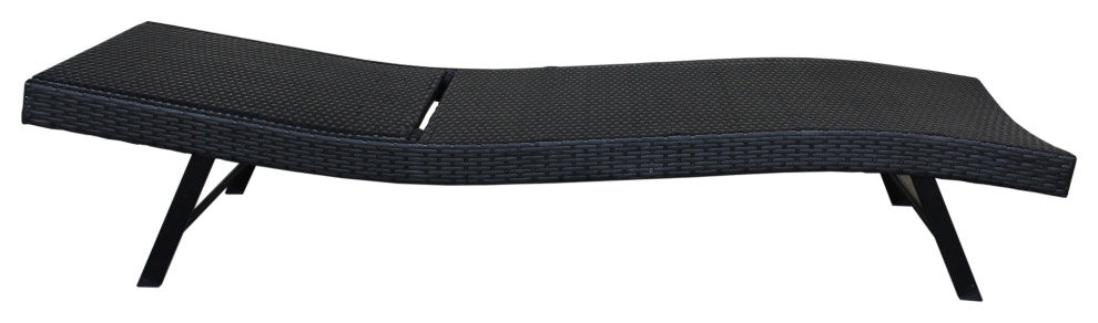 Twin Faro Chaise Lounge - Black