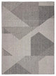 Resort Abstract Indoor/Outdoor Area Rug, Gray, 3'3"x5'