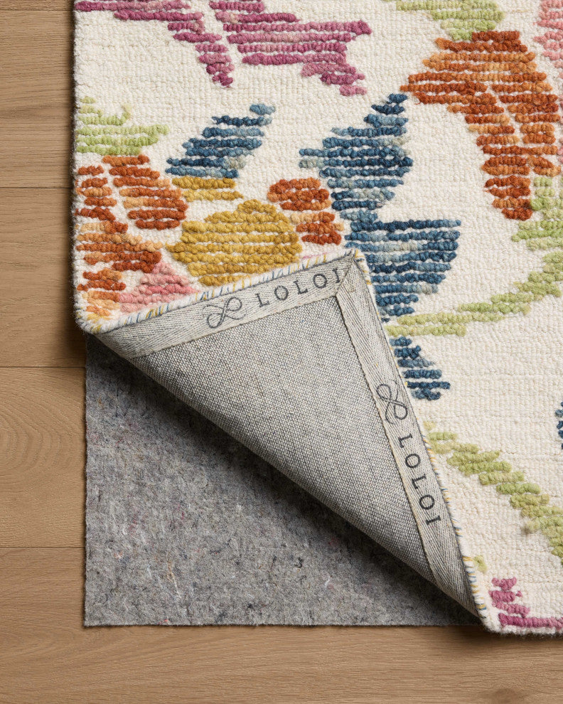 Loloi Tilly Ivory / Multi 7'-9" x 9'-9" Area Rug